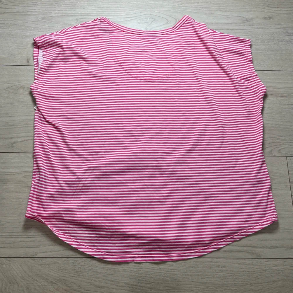Lauren Ralph Lauren Pink Striped Women's Pajama Set xl - Picture 6 of 10